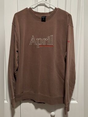 (LIGHTLY USED) April Skateboards Crewneck Sweatshirt - Size Large